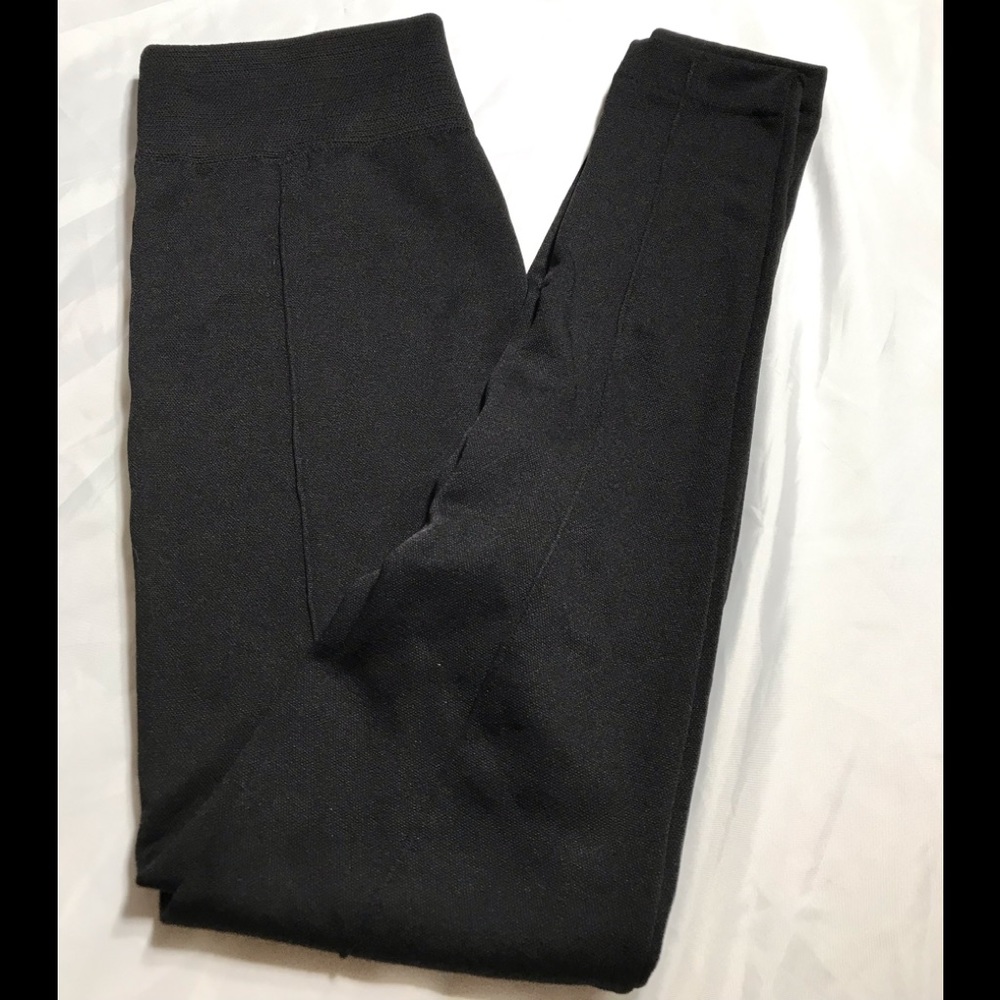 Black Fleece Lined Leggings Small/Medium